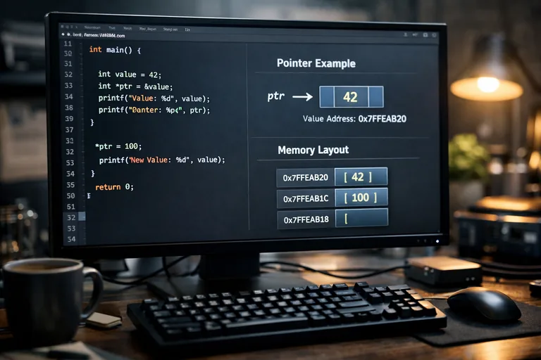 FOTO: C Pointer Rehberi: Bellek Yönetimi, Adresleme ve Yaygın Hatalar