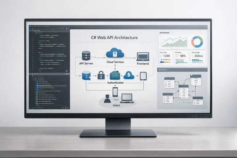 Web API, bulut servisleri ve veri akışını aynı çözüm içinde birleştiren C# tabanlı mimari yaklaşım