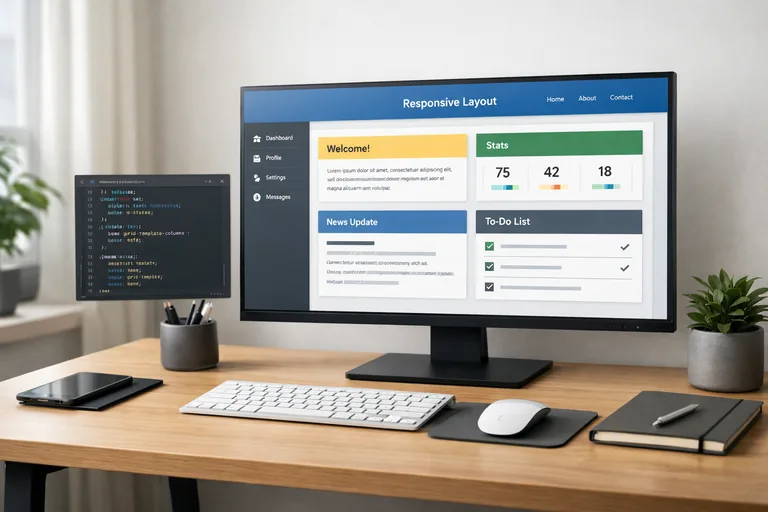 FOTO: CSS Grid ve Flexbox Nedir? Modern Layout Kararları ve Responsive Tasarım