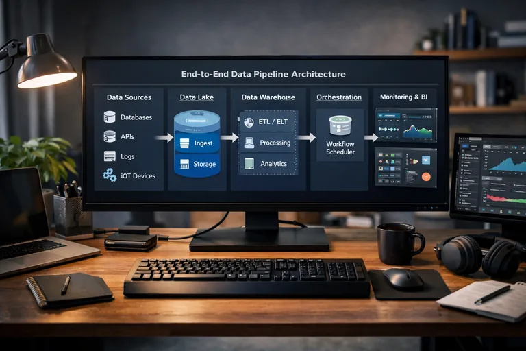 FOTO: Data Pipeline Nedir? Ingestion, Transform, Orkestrasyon ve İzleme