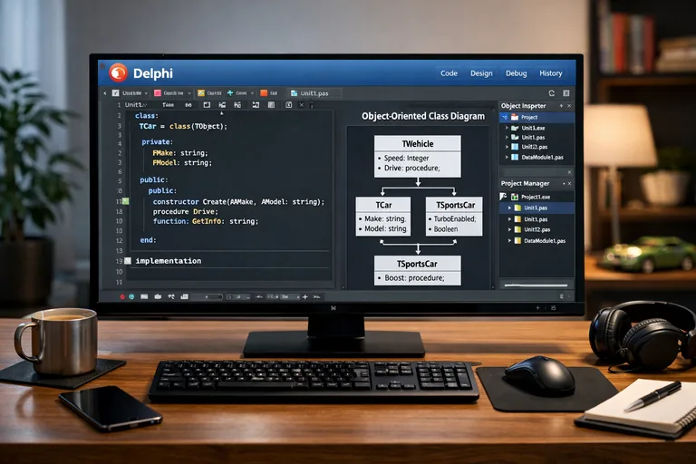 FOTO: Delphi OOP Pratikleri: Sınıflar, Interface’ler ve Unit Yönetimi