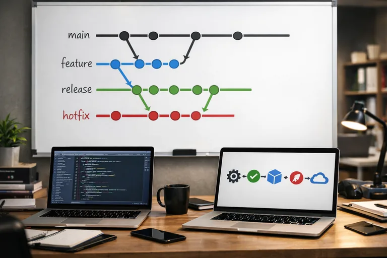 FOTO: Git Branching Stratejileri: Trunk-Based mı GitFlow mu?