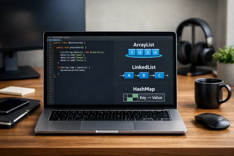 FOTO: Java Collections Performans: ArrayList vs LinkedList vs HashMap (Ne Zaman Hangisi?)