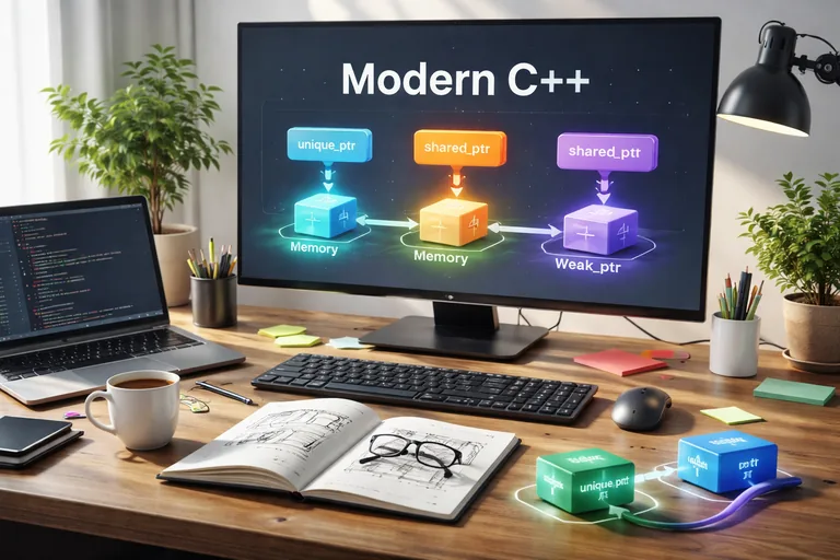 FOTO: Modern C++ Smart Pointer’lar: unique_ptr ve shared_ptr Farkı, Ne Zaman Hangisi?