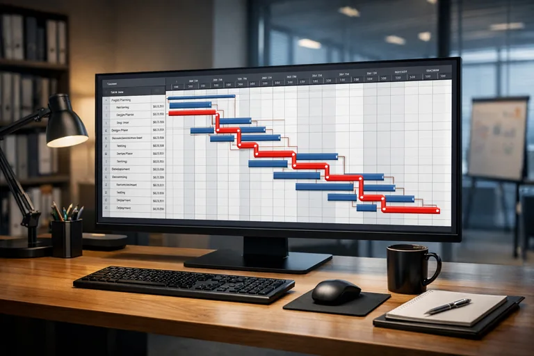 FOTO: MS Project: Kritik Yol (Critical Path), Bağımlılıklar ve Takvim Yönetimi
