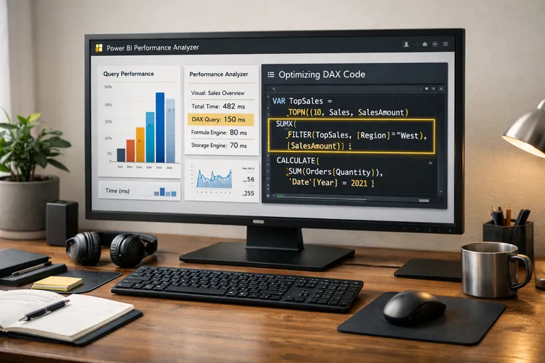 Değişkenler ve filtre daraltma yaklaşımıyla daha hızlı hesaplanan ölçülerin karşılaştırmalı sonuçlarını sunan rapor bölümü