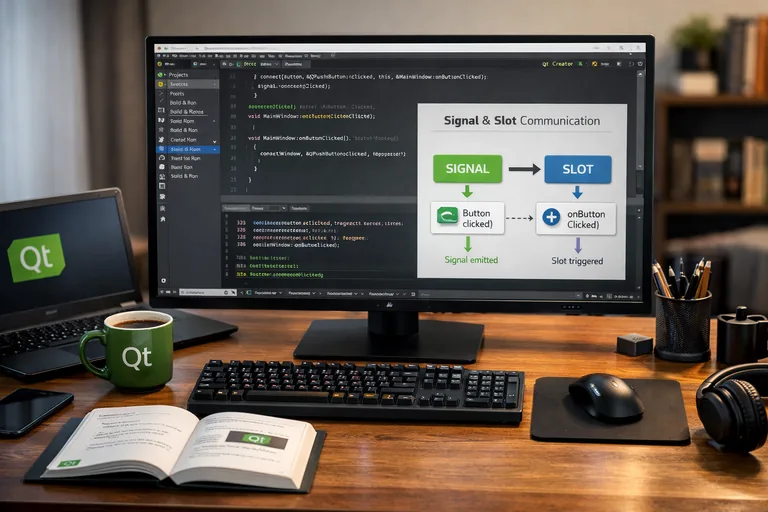 FOTO: Qt Signal/Slot Nedir? Olay Tabanlı Mimariyi Doğru Kurmak