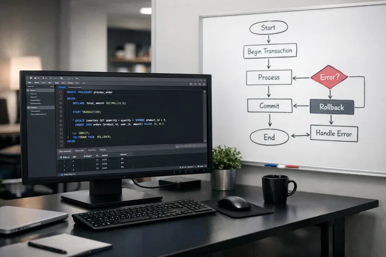 FOTO: SQL Programlama Nedir? Stored Procedure, Transaction ve Hata Yönetimi