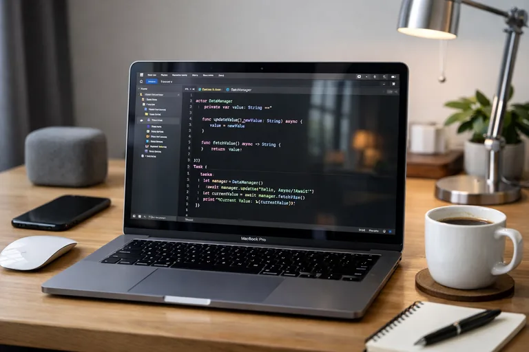 FOTO: Swift async/await Nedir? Concurrency, Task ve Actor Mantığı