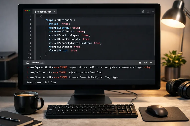FOTO: TypeScript Strict Mode: tsconfig Ayarlarıyla Hata Yakalamayı Erkenleştirmek